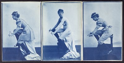 Three Sequential Images of Miss Cornwallis by Edward Linley Sambourne